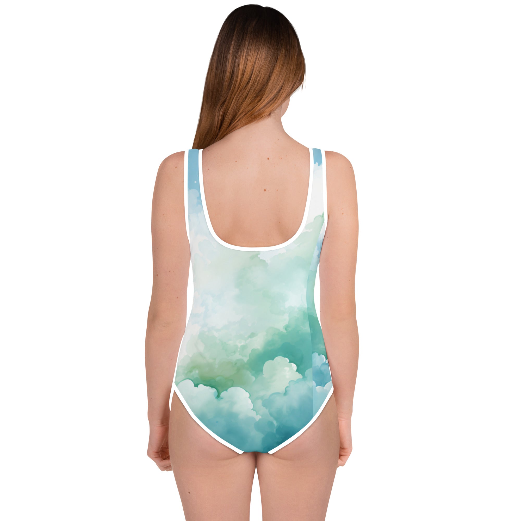 All-Over Print Youth Swimsuit - Teens Bathing Suit
