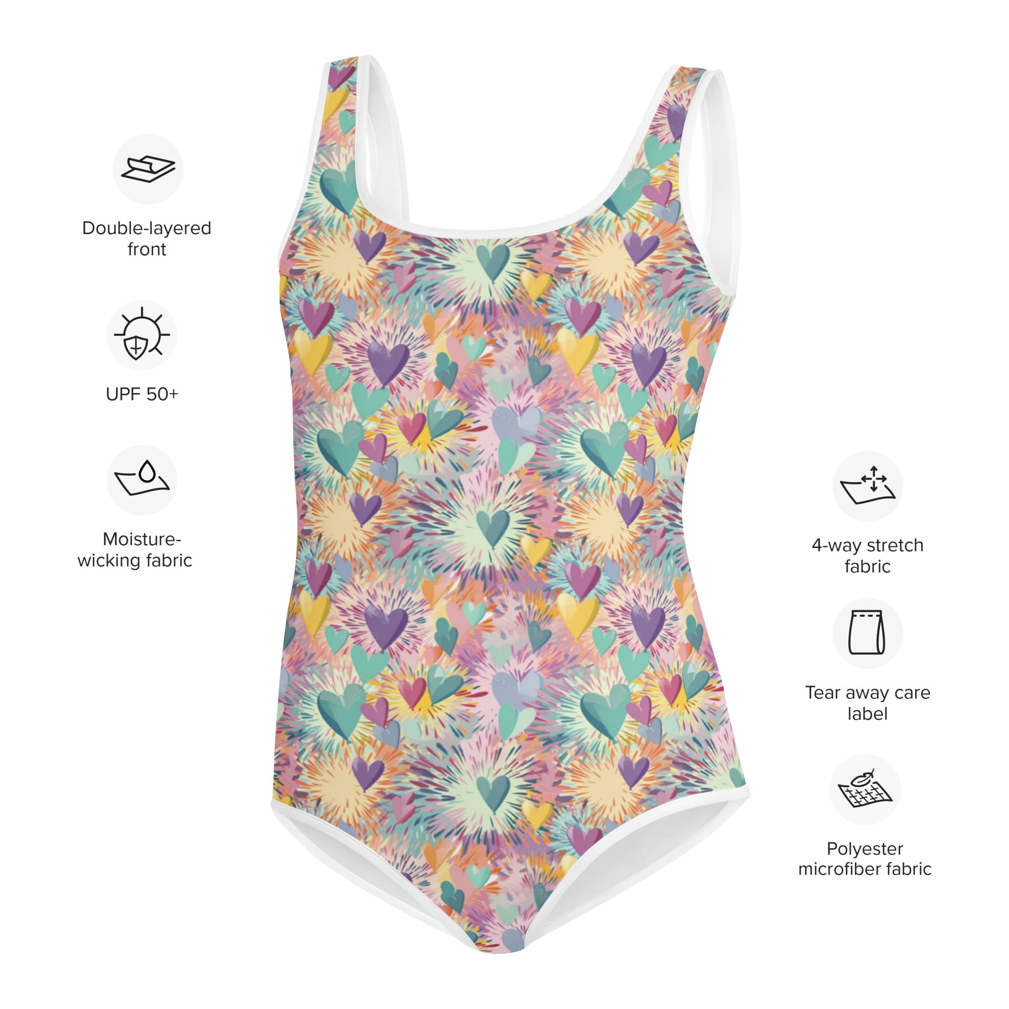 All-Over Print Youth Swimsuit