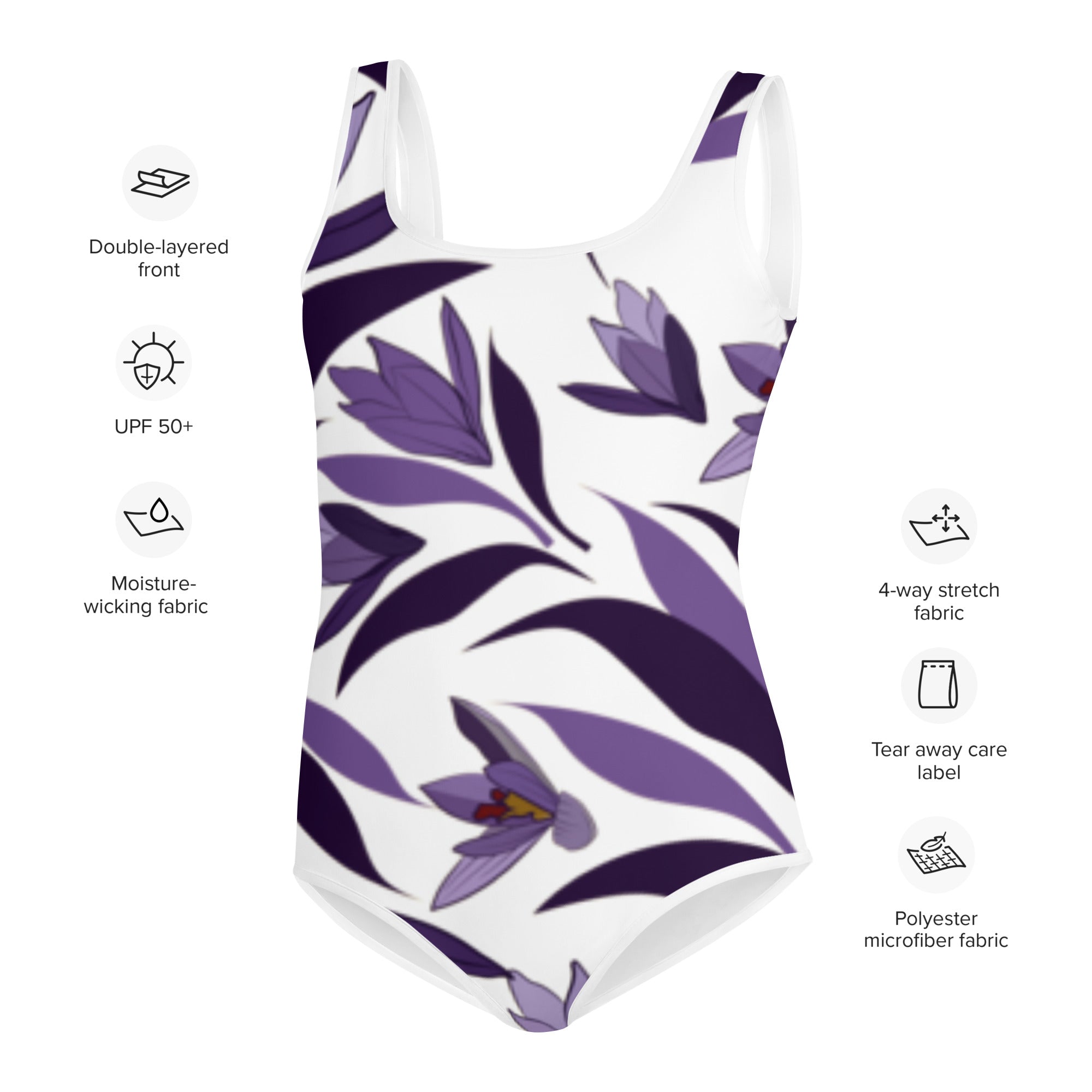 All-Over Print Youth Swimsuit