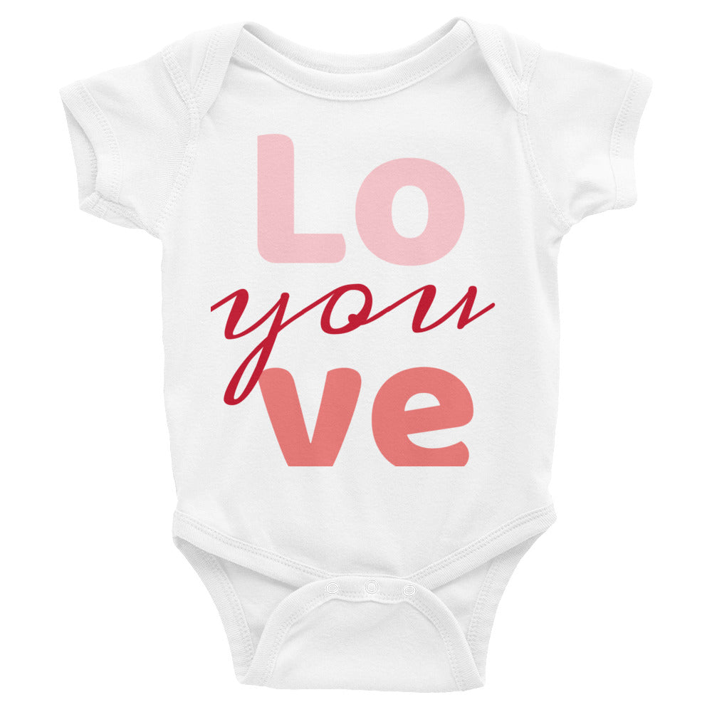 Infant Bodysuit, Baby Tee,, Love You Mom Tee