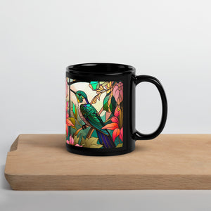 Coffee Cup, Tea Cup, Black Glossy Mug Gift