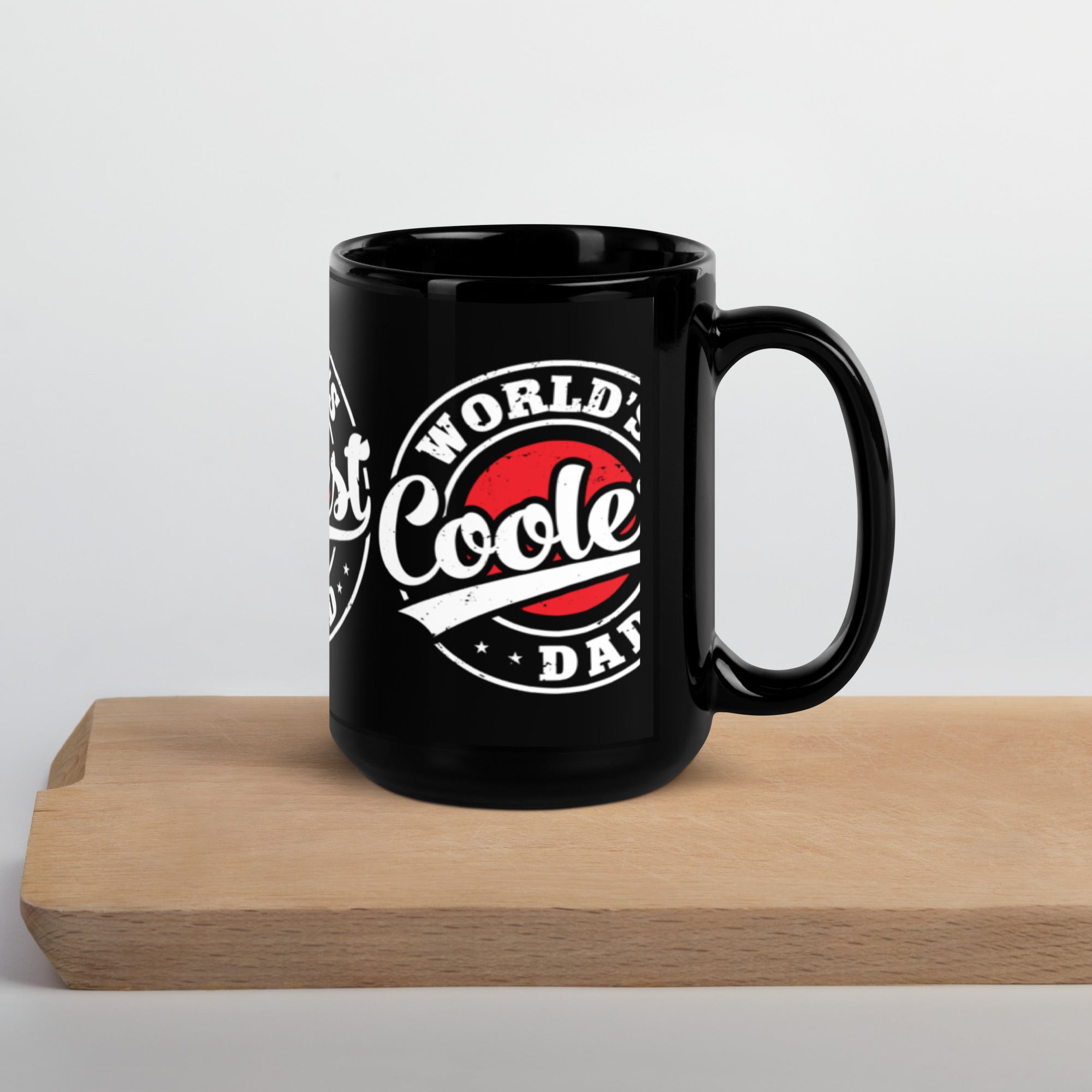Coffee cup, Coffee Mug, Father's day, Black Glossy Mug