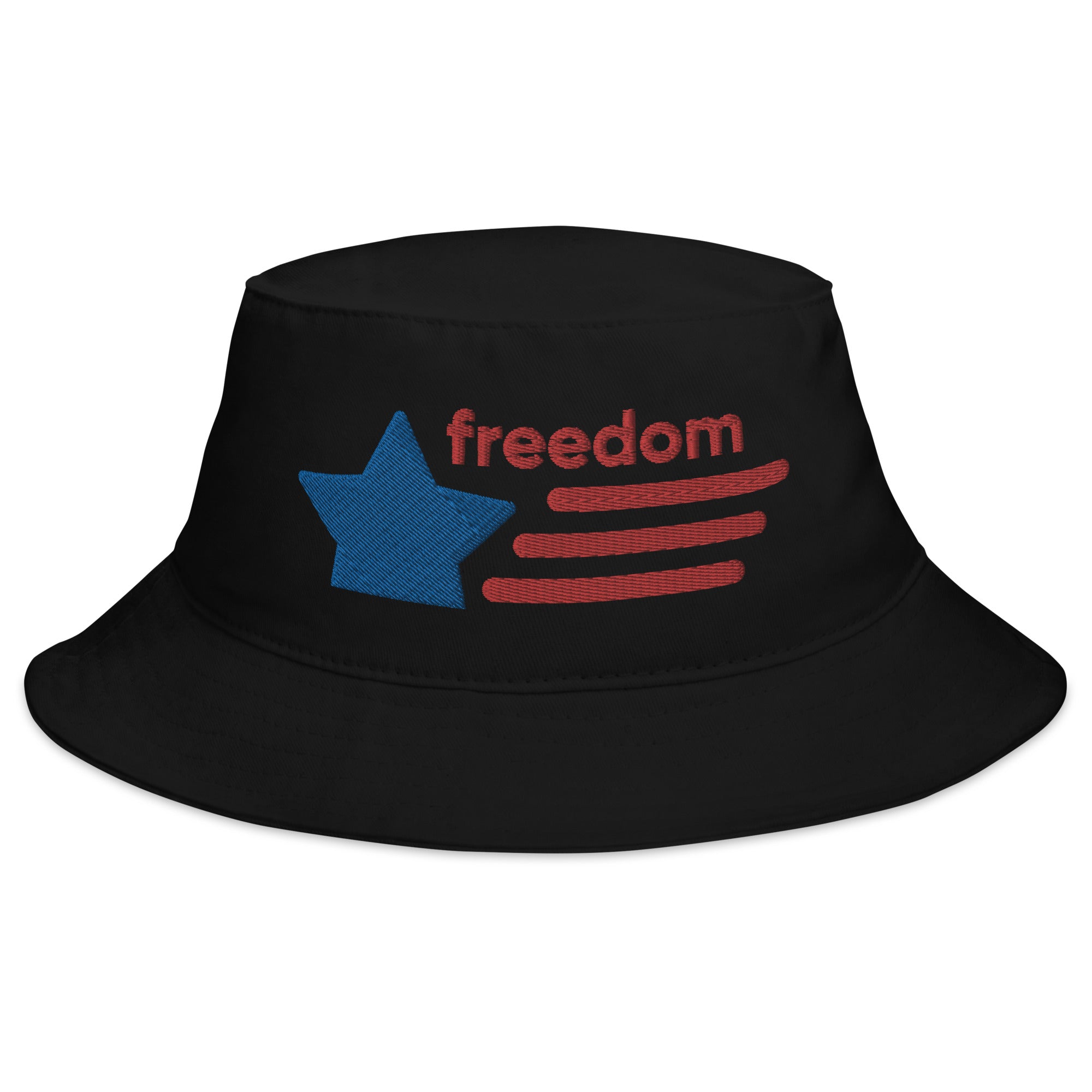 Bucket Hat, Customized Hat, Freedom Hat, Embroidered Hat