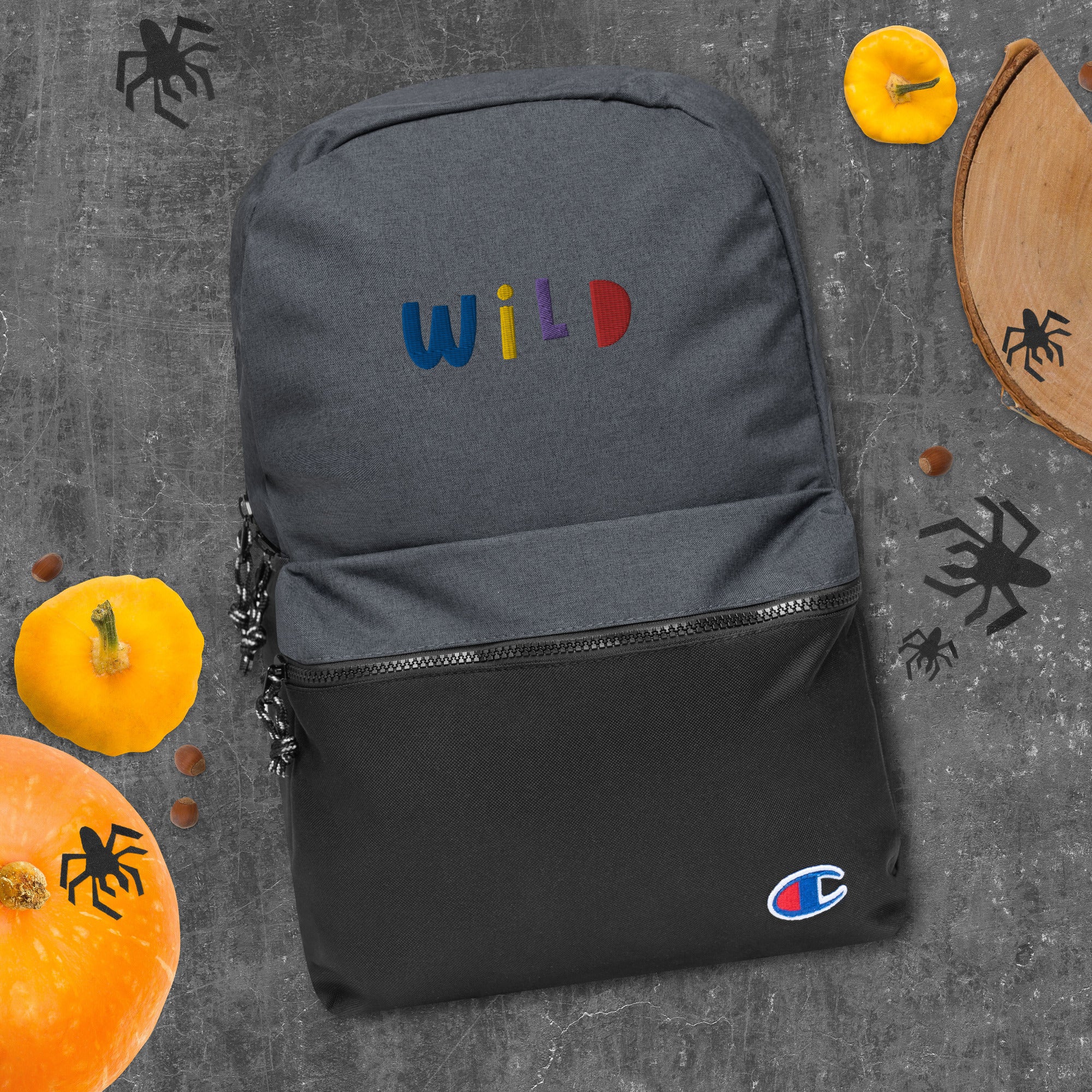 Backpack, Embroidered Champion Backpack, School, University, College, Teens. Kids