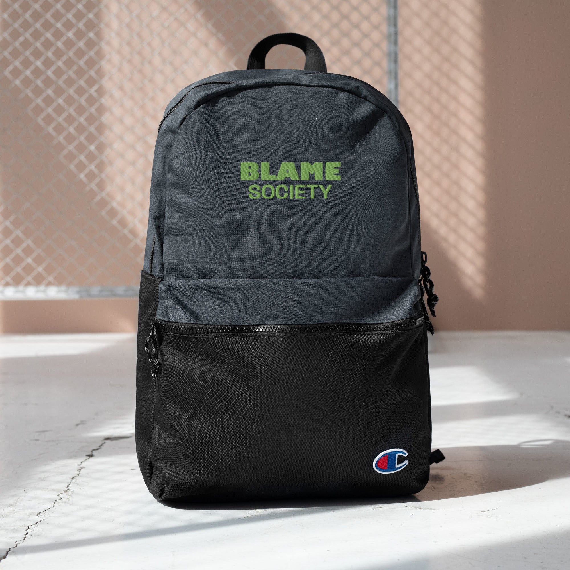 Embroidered Champion Backpack, Backpack, Back to School. Weekend, Gym, Camping, Travel, Gift