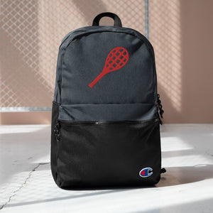 Embroidered Champion Backpack, Back to School, Embroidered Tennis, Gift