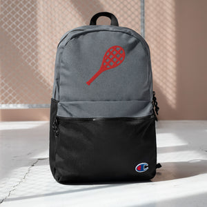 Embroidered Champion Backpack, Back to School, Embroidered Tennis, Gift