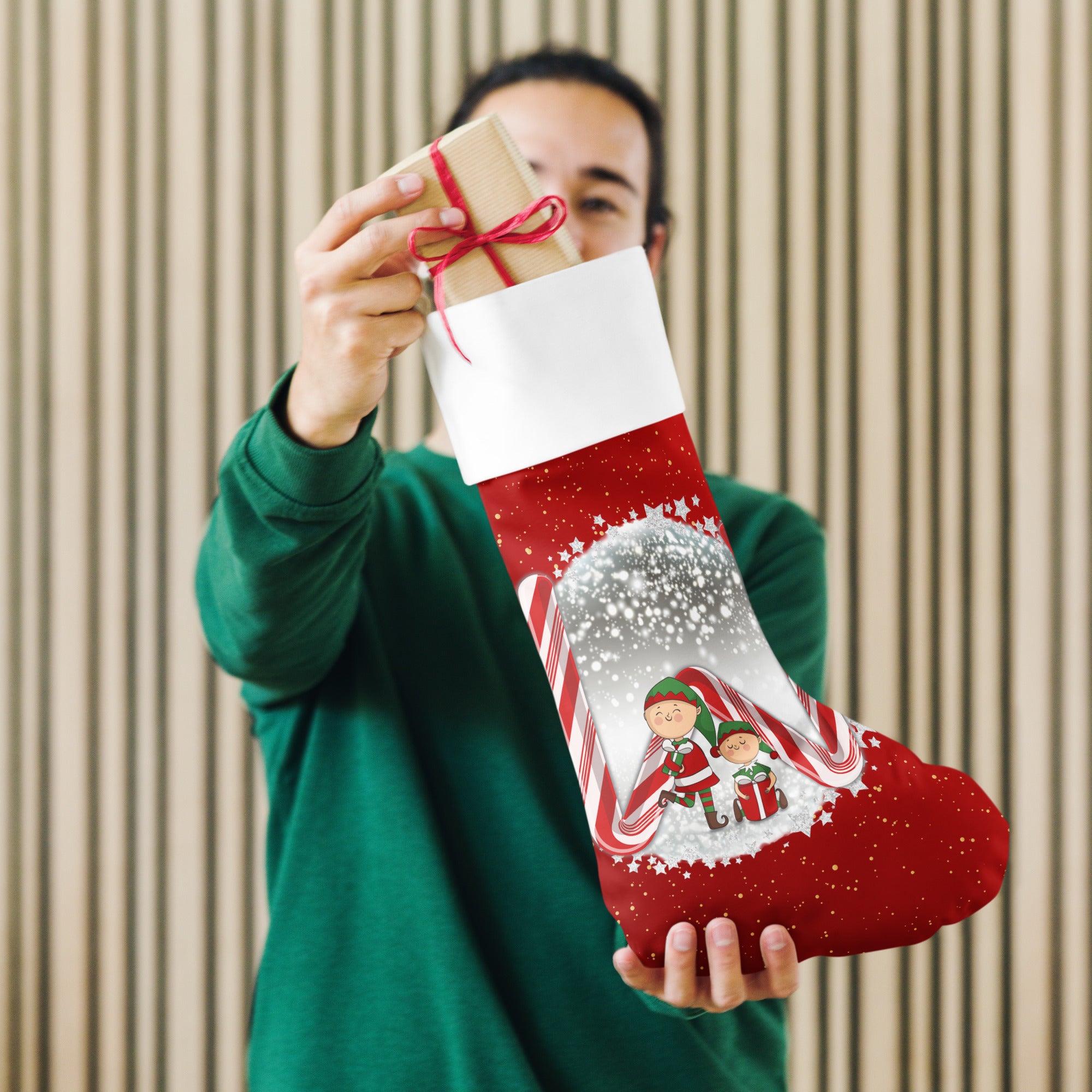 Christmas stocking, Holiday Stockings, One Size- Customized