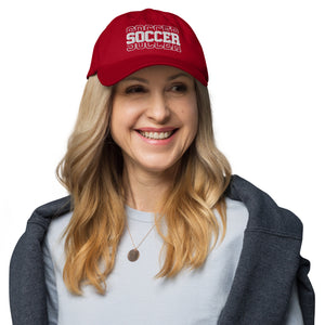 Dad hat, Unisex Hat, Soccer Hat, Gift Back To School, Embroidered Hat