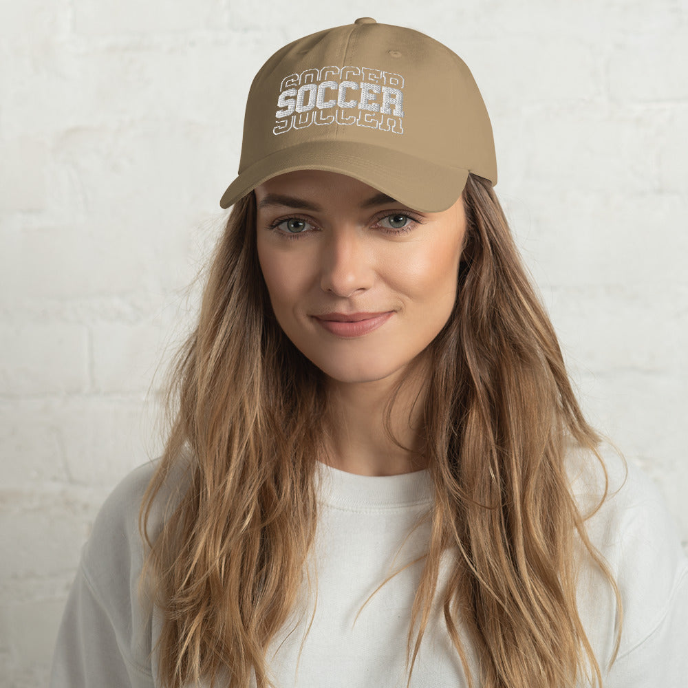Dad hat, Unisex Hat, Soccer Hat, Gift Back To School, Embroidered Hat