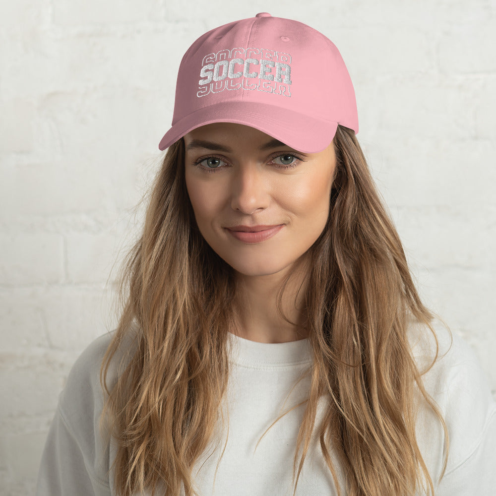 Dad hat, Unisex Hat, Soccer Hat, Gift Back To School, Embroidered Hat