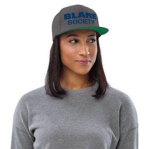 Snapback Hat Unisex hat, blame society hat, git idea