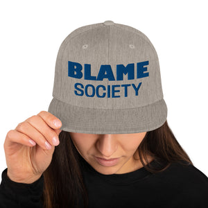 Snapback Hat Unisex hat, blame society hat, git idea