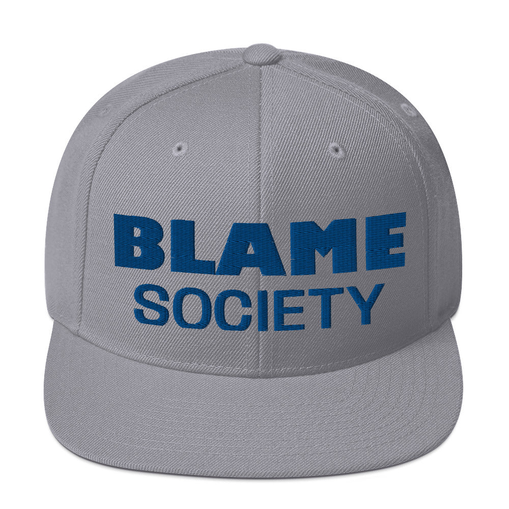 Snapback Hat Unisex hat, blame society hat, git idea