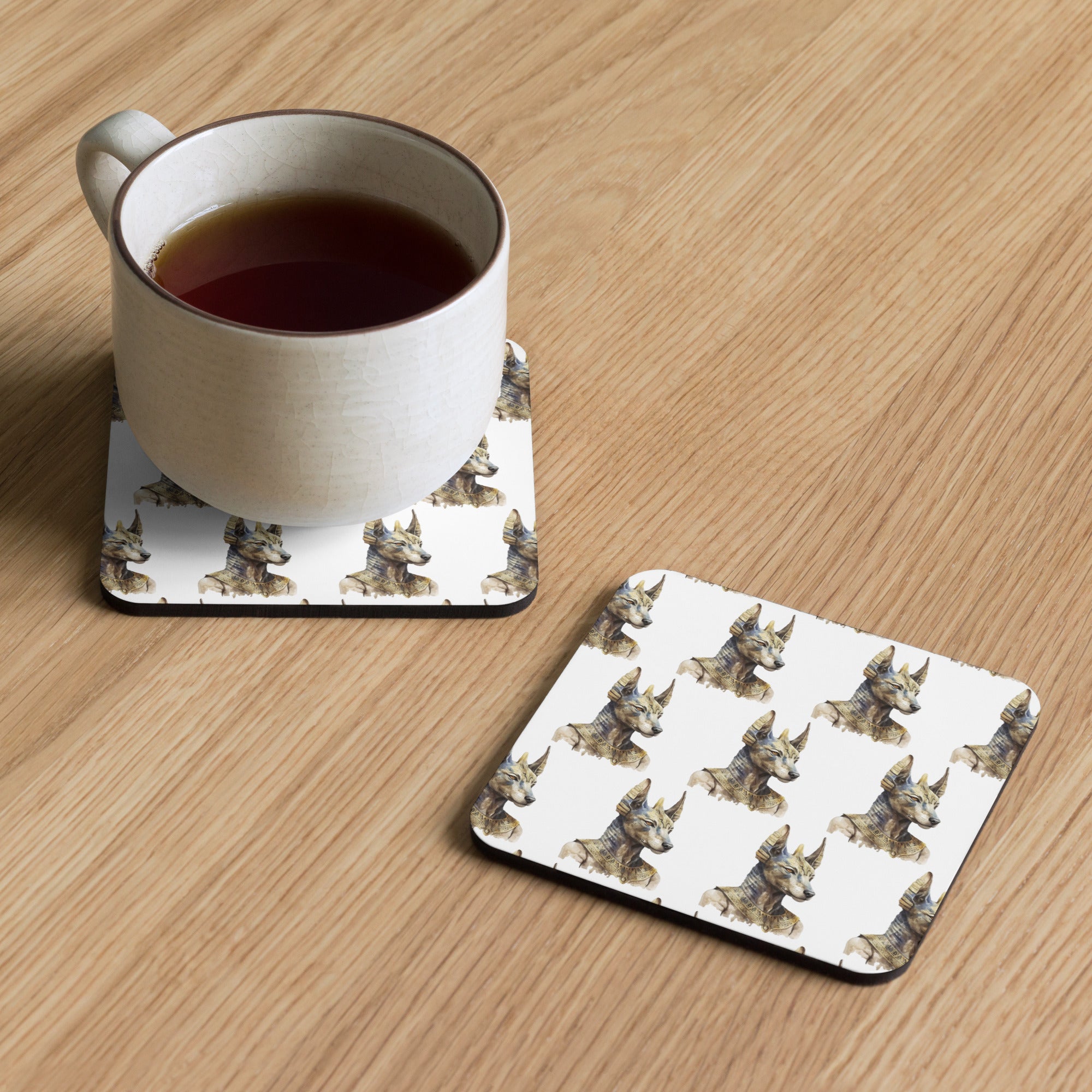 Cork-back coaster, water resistant coaster