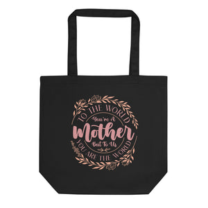 Eco Tote Bag, Design Bag, Customized, Travel, Shopping Black & Cream