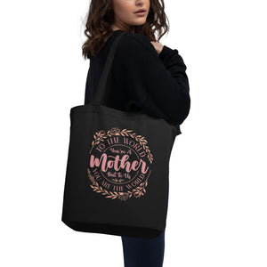 Eco Tote Bag, Design Bag, Customized, Travel, Shopping Black & Cream