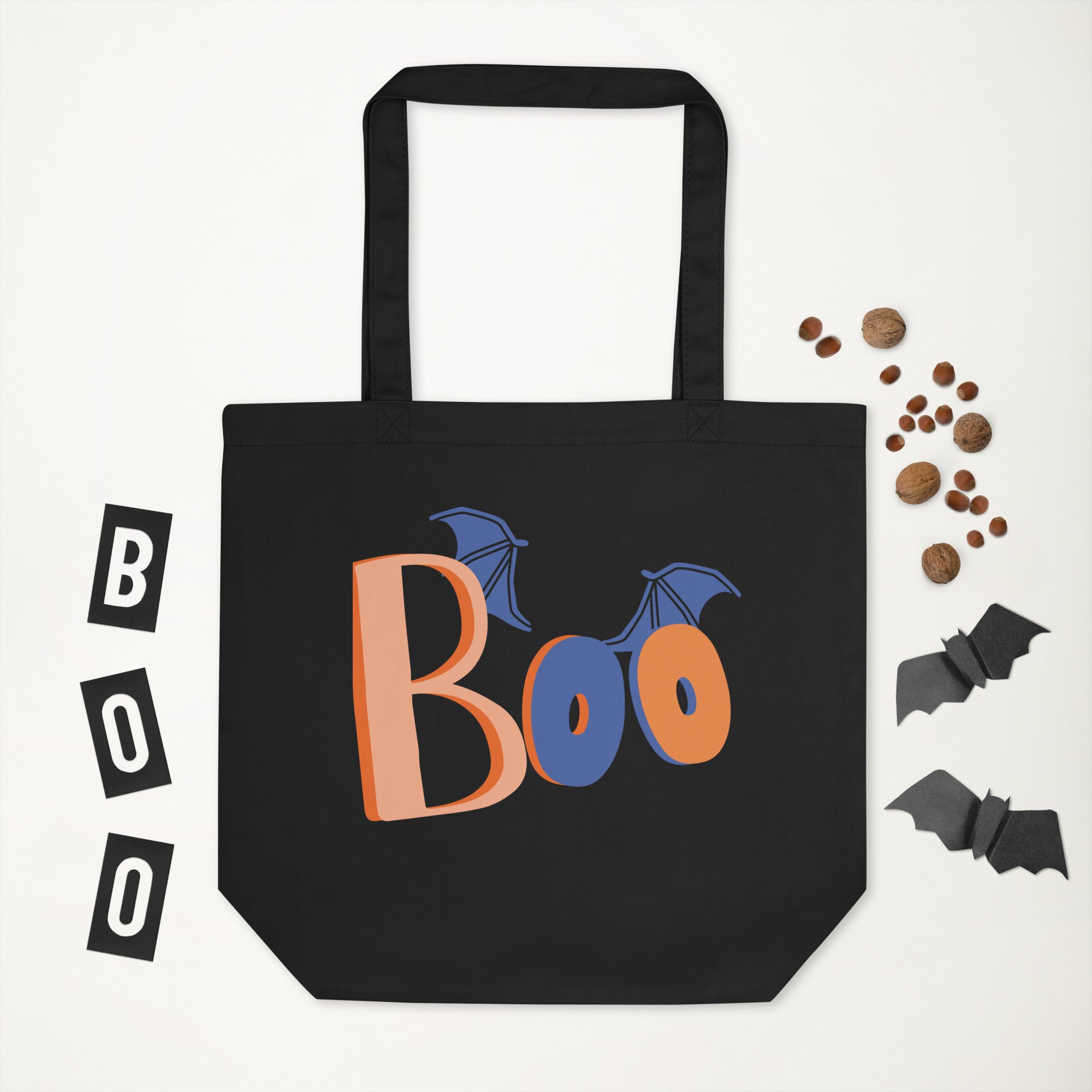 Eco Tote Bag, Boo! Halloween Tote Bag, Shopping,
