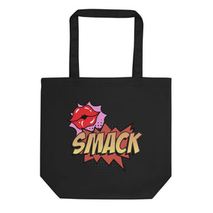 Eco Tote Bag, Smack Kiss Back, School Bag, Gift, Weekend, Travel