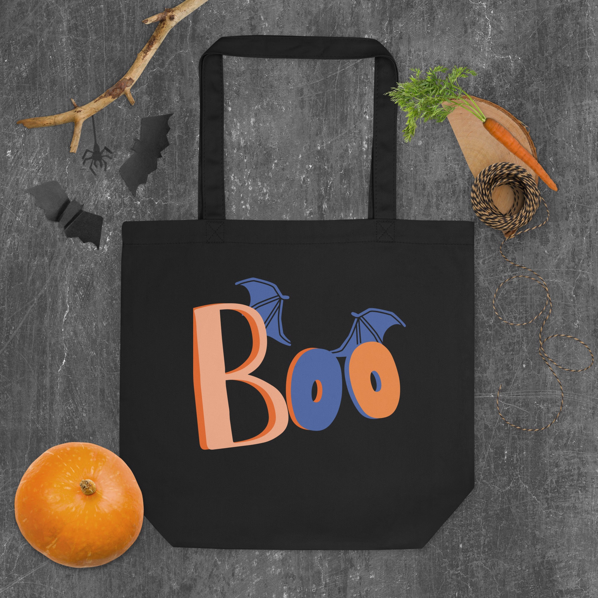 Eco Tote Bag, Boo! Halloween Tote Bag, Shopping,