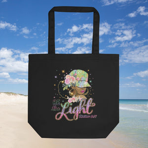 Eco Tote Bag, Design Bag, Customized, Travel, Shopping Black & Cream