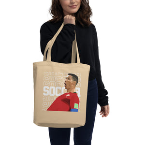 Eco Tote Bag, Soccer World Bag, Gift, Back to School