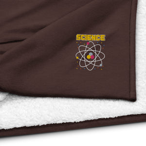 Premium Sherpa blanket, Throw Blanket, Science Blanket, Warm Blanket, Gift for Him, Her