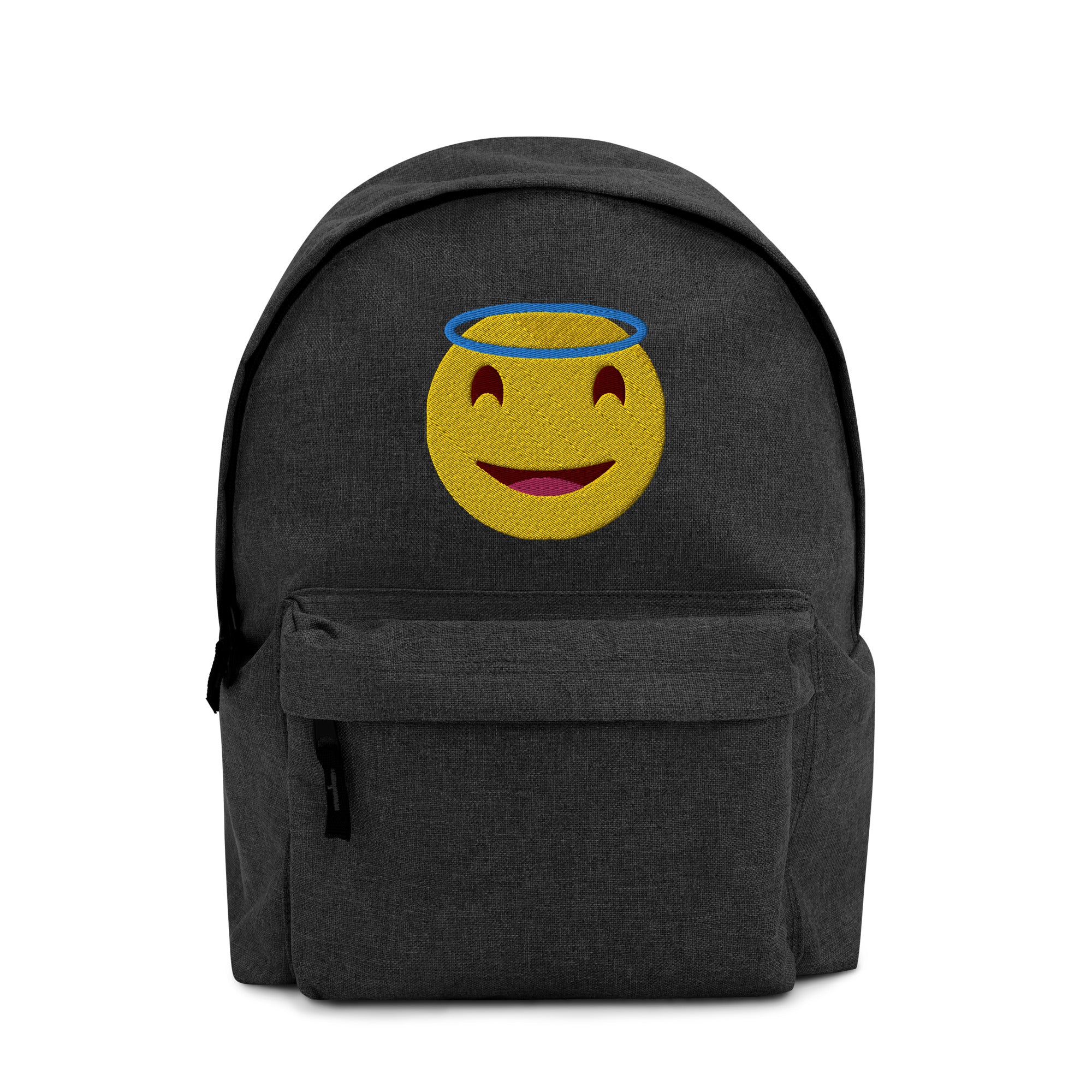 Embroidered Backpack. Two-way Zipper, 15" laptop, books, phone and more Back to School