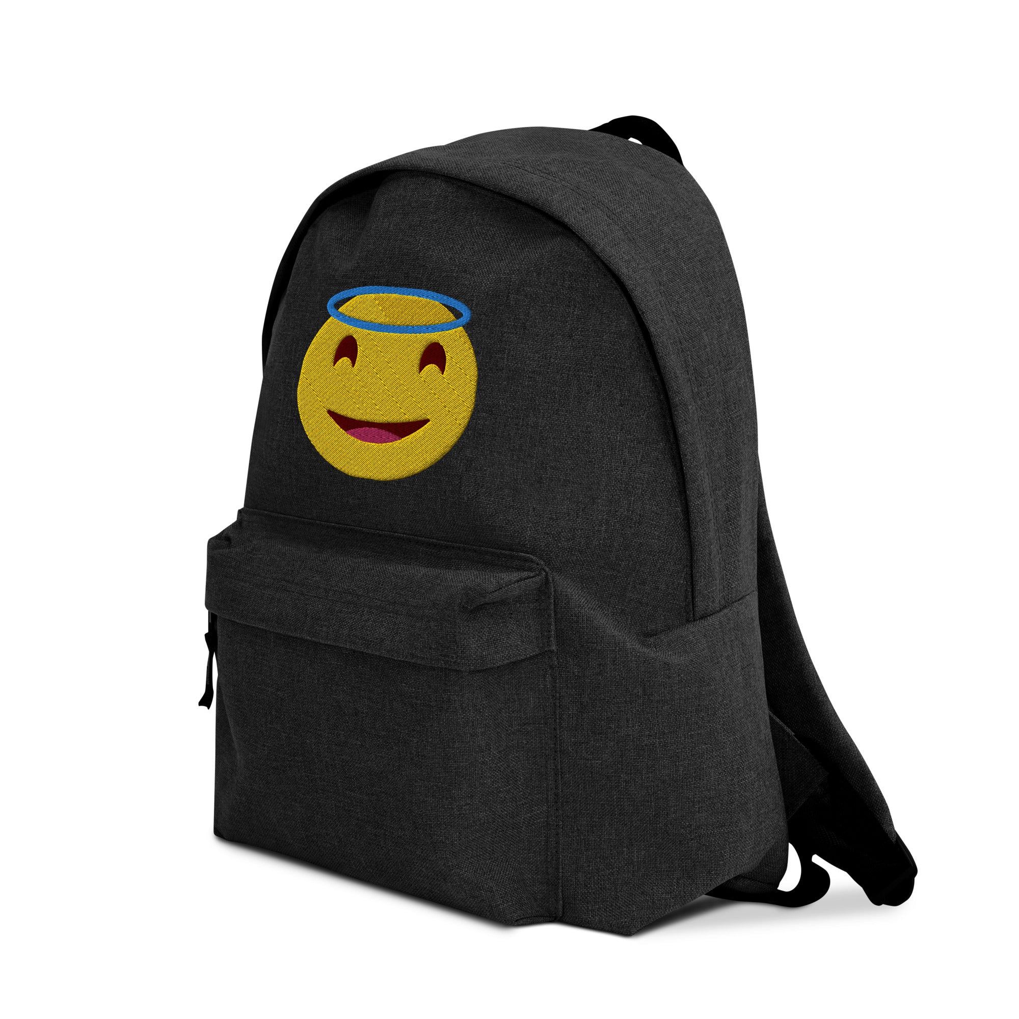 Embroidered Backpack. Two-way Zipper, 15" laptop, books, phone and more Back to School