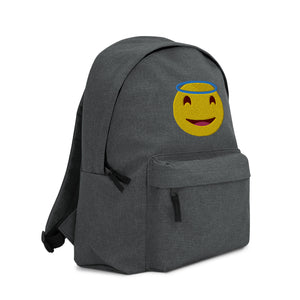 Embroidered Backpack. Two-way Zipper, 15" laptop, books, phone and more Back to School