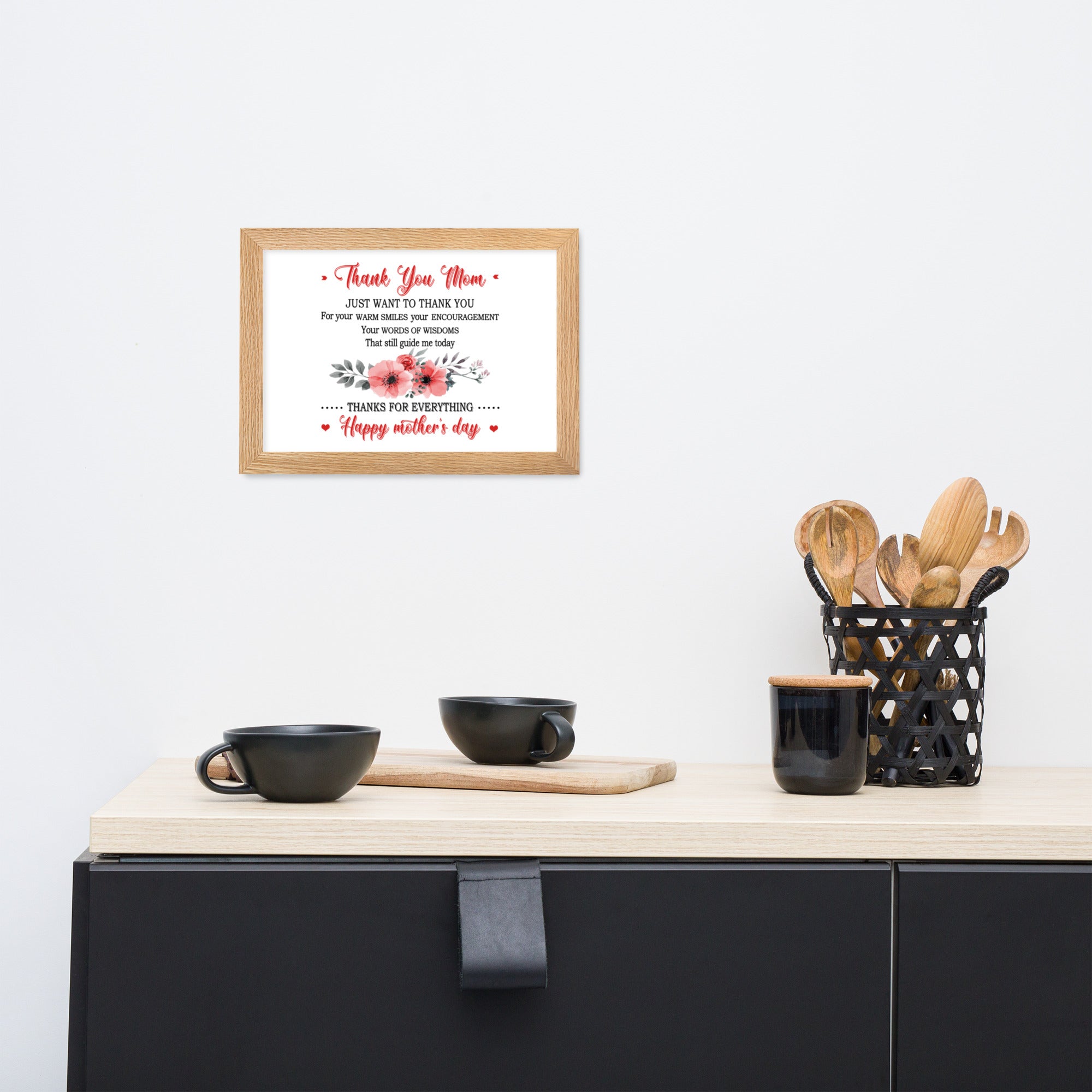 Framed matte paper poster-Mother's Day