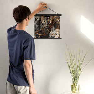 Poster with hangers, Back to College, CAT Lovers Poster, Gift