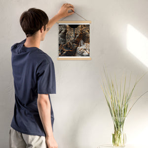 Poster with hangers, Back to College, CAT Lovers Poster, Gift