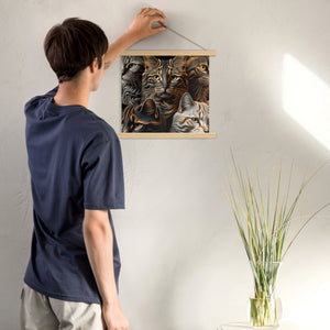 Poster with hangers, Back to College, CAT Lovers Poster, Gift