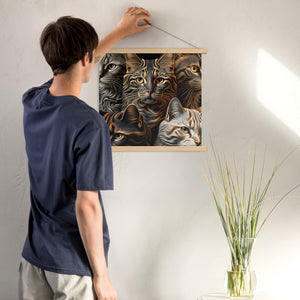 Poster with hangers, Back to College, CAT Lovers Poster, Gift