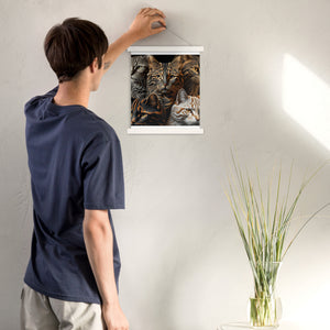 Poster with hangers, Back to College, CAT Lovers Poster, Gift