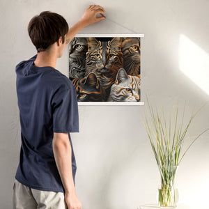 Poster with hangers, Back to College, CAT Lovers Poster, Gift