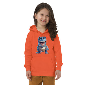 Kids eco hoodie, children hoodie, dinosaur hoodie, Schcool, gift