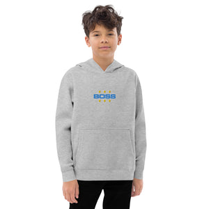 Kids fleece hoodie, BOSS, Hoodie, Back to School, Gift for him, Gift for Her