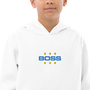 Kids fleece hoodie, BOSS, Hoodie, Back to School, Gift for him, Gift for Her