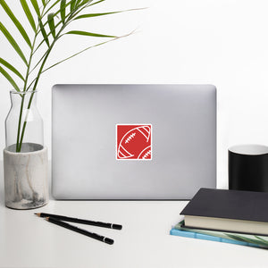 Bubble-free stickers, college, Kids, Highschool, Middle  Football Sticker