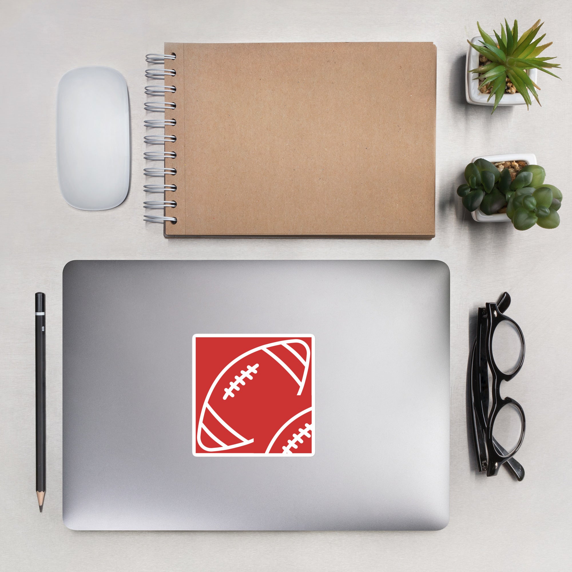 Bubble-free stickers, college, Kids, Highschool, Middle  Football Sticker
