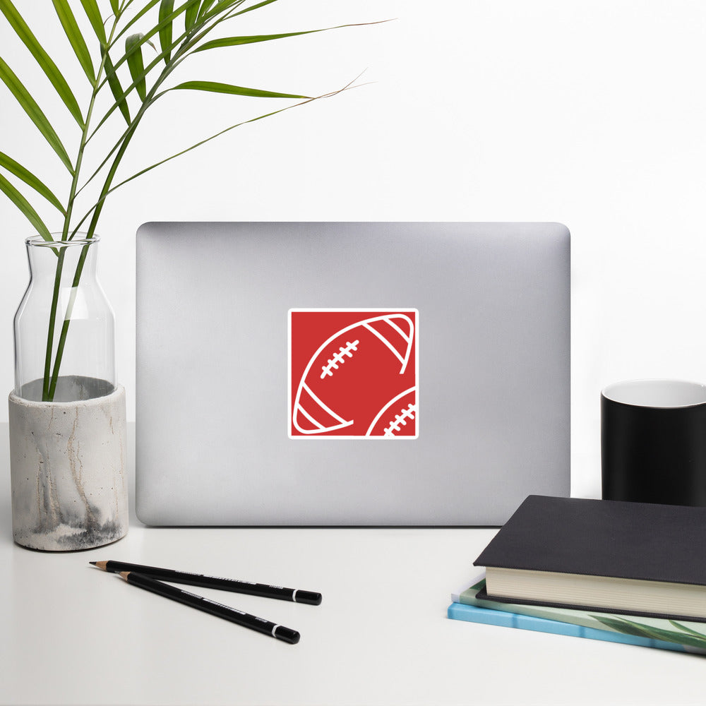 Bubble-free stickers, college, Kids, Highschool, Middle  Football Sticker