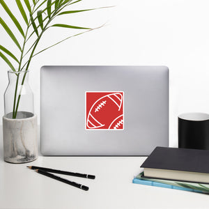 Bubble-free stickers, college, Kids, Highschool, Middle  Football Sticker