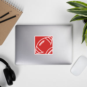 Bubble-free stickers, college, Kids, Highschool, Middle  Football Sticker