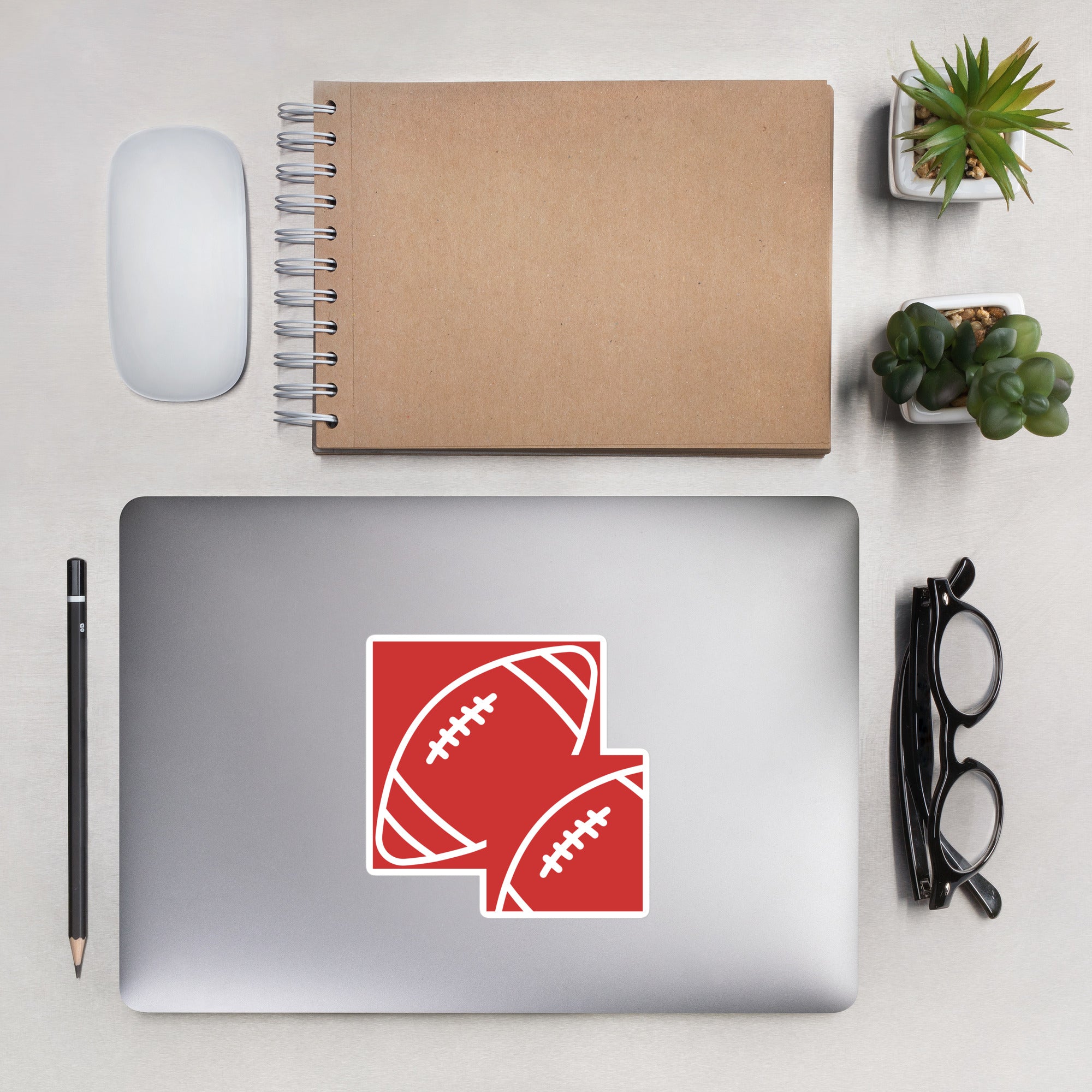 Bubble-free stickers, college, Kids, Highschool, Middle  Football Sticker