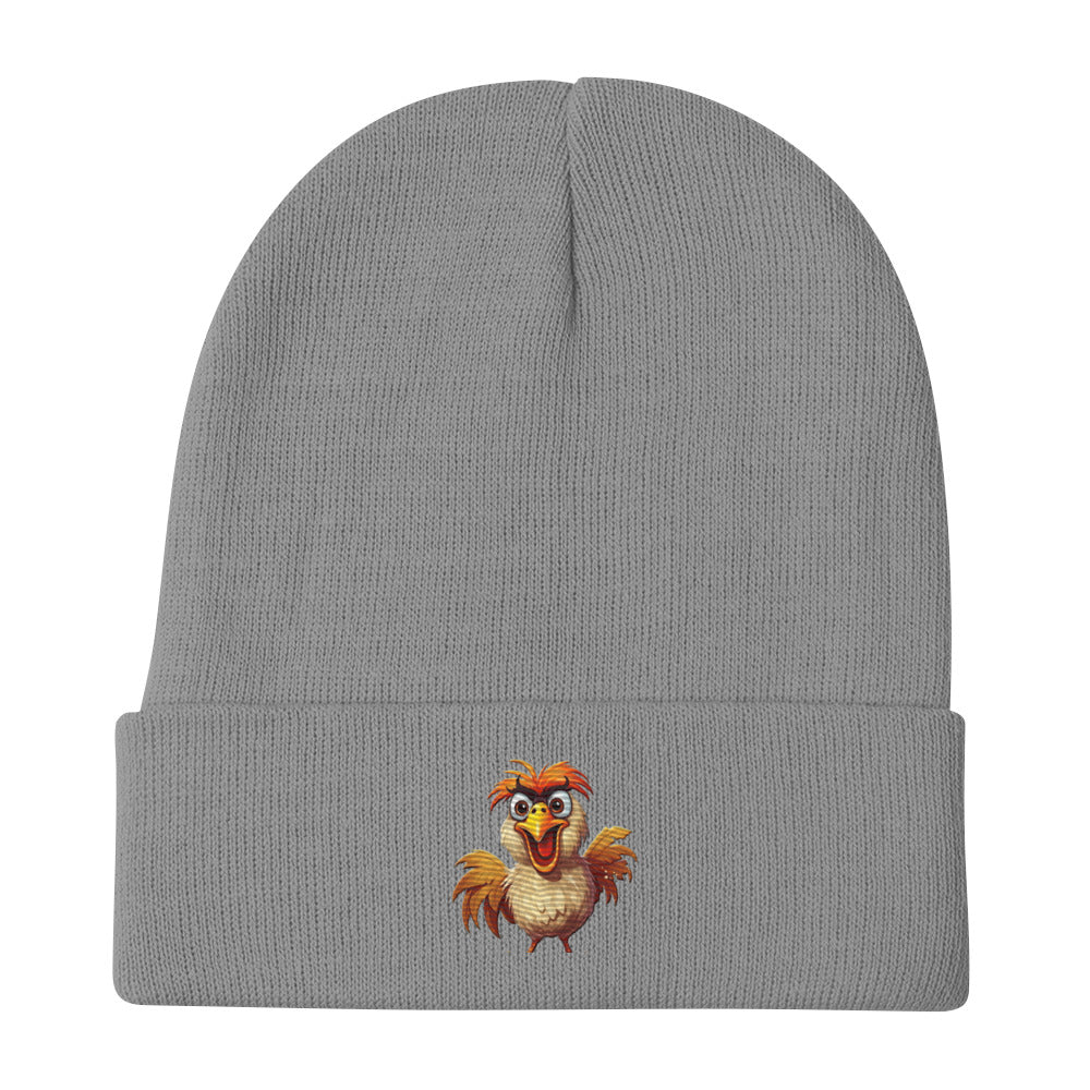 Embroidered Beanie, Form Fitted Beanie, warm, Cozy, Gift