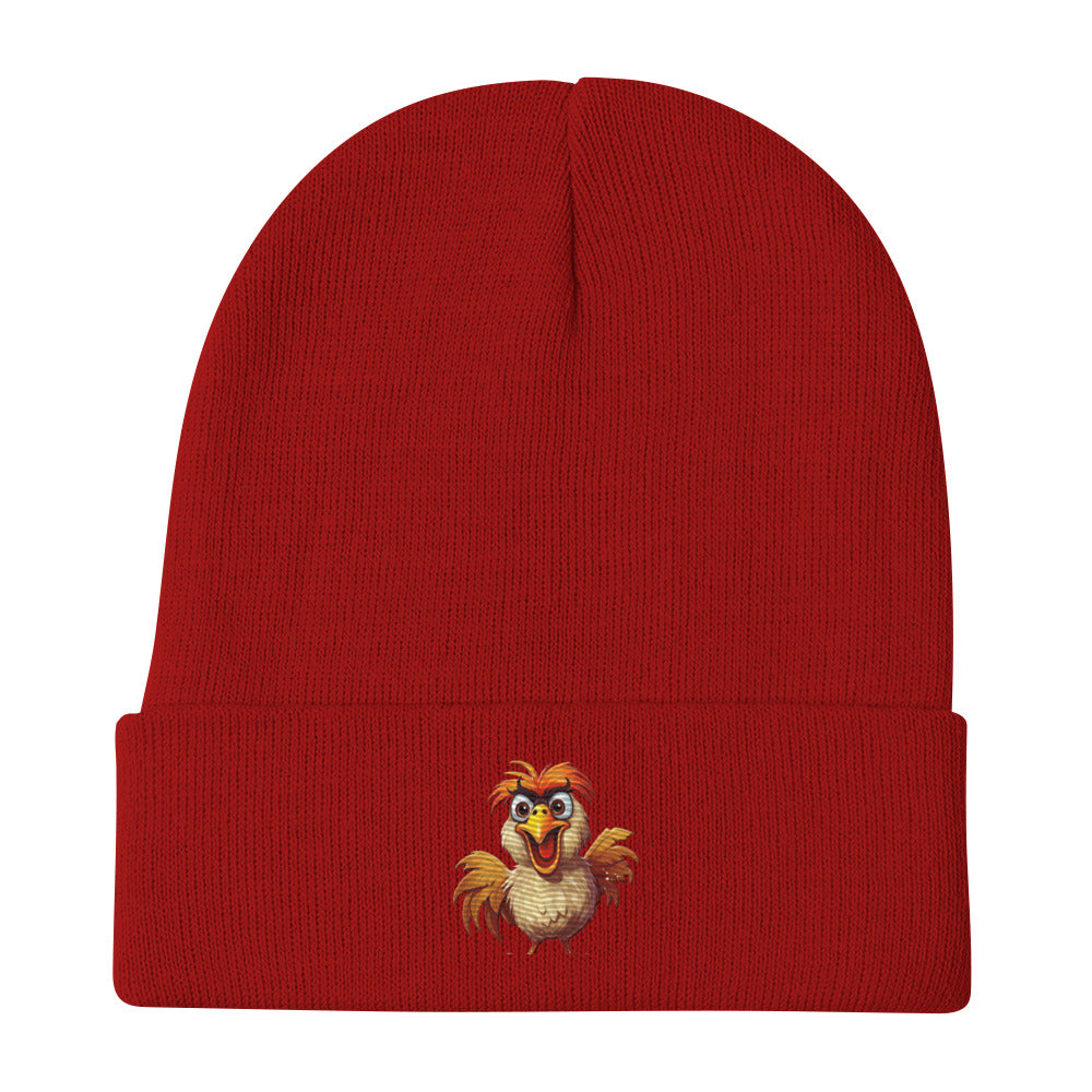 Embroidered Beanie, Form Fitted Beanie, warm, Cozy, Gift