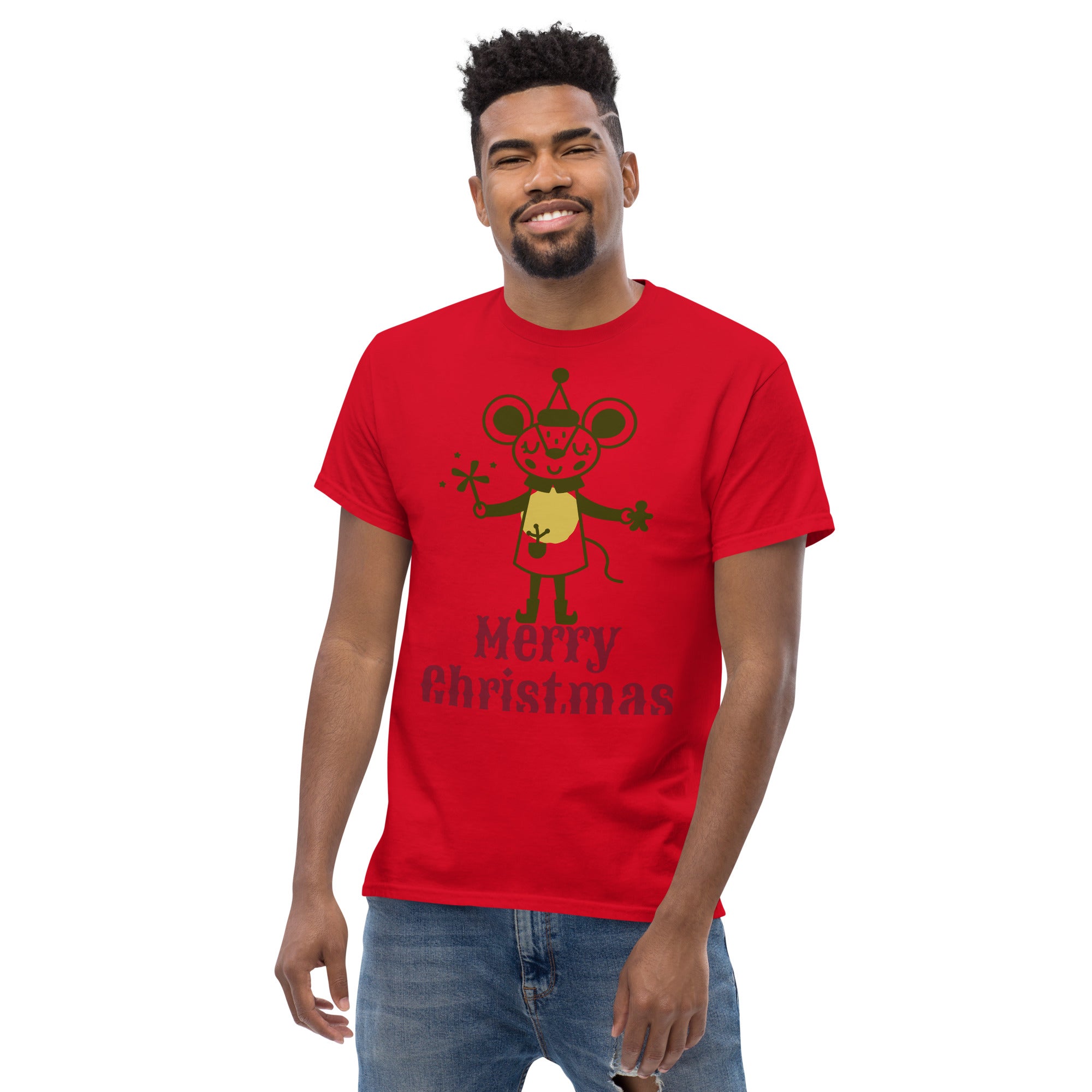 Men's classic tee, Merry Christmas T-Shirt, Gift Idea