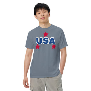 T Shirt, Men’s garment-dyed heavyweight t-shirt, USA T Shirt, Memorial Day T Shirt